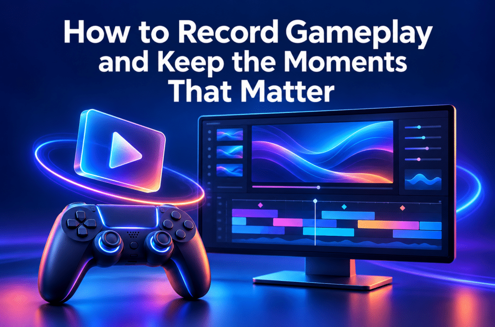 Record gameplay, keep every moment