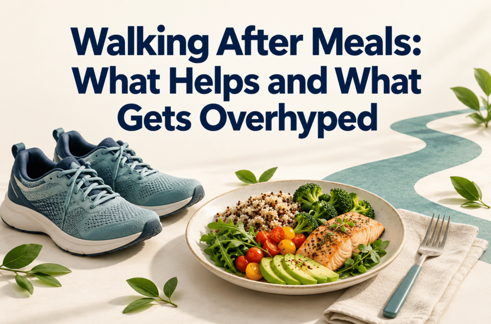 Walking and wellness still life