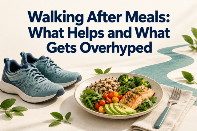 Walking and wellness still life